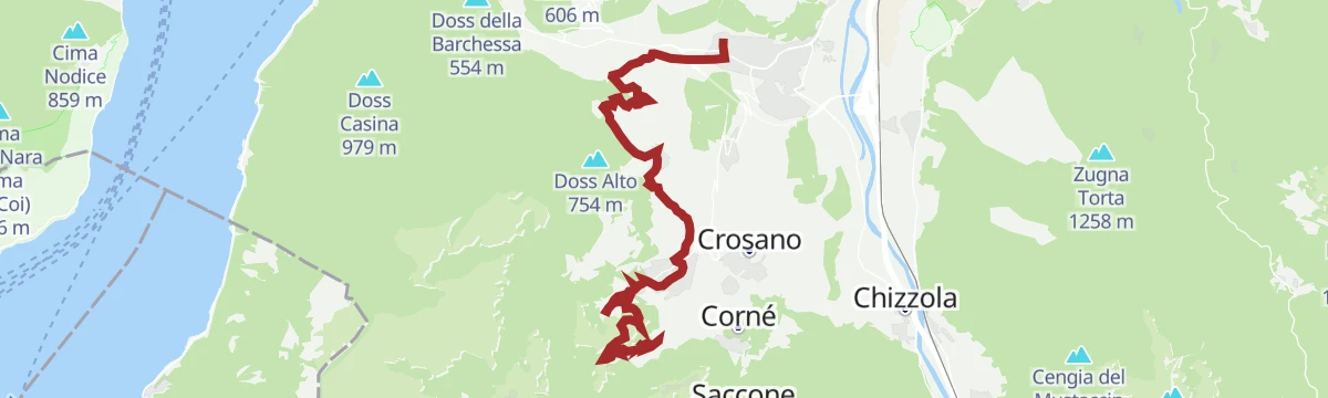 Route map: San Rocco’s Way 4th Stage